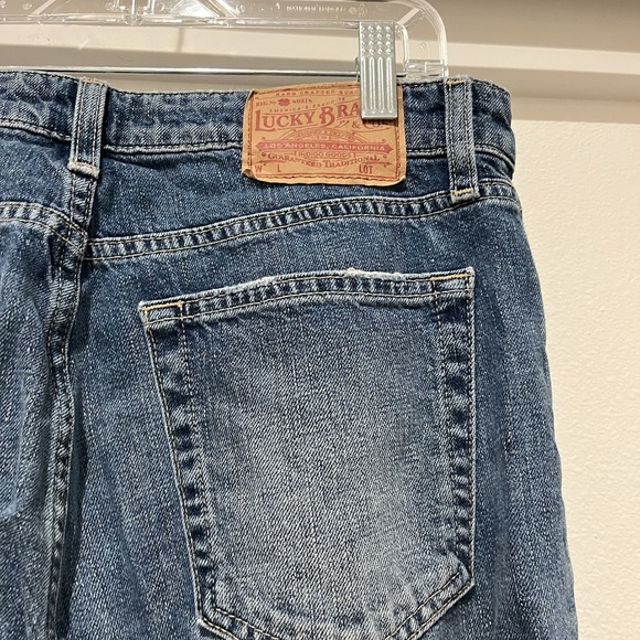 LUCKY BRAND Womens Sienna slim boyfriend Jeanna Sz 0/25 Vintage - Picture 6 of 10